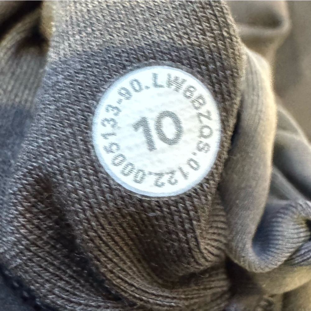 Lululemon Wunder Train High-Rise Crop 23 Diamond Dye Pitch Grey Graphite Grey 10 - Picture 9 of 9